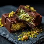 Ingredients for Dubai chocolate bar laid out on table